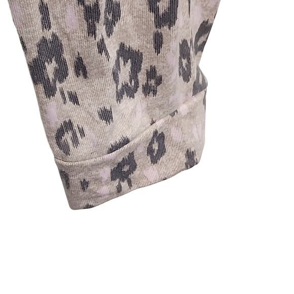 Cuddl Dud Jogger Style Size Large Pink Cheetah Print Lounge Pants Comfort - Picture 3 of 10